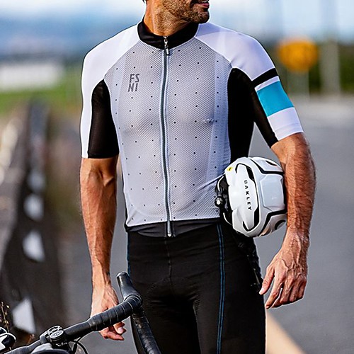 

Women's Men's Short Sleeve Cycling Jersey with Shorts Triathlon Tri Suit Grey Bike Breathable Quick Dry Sports Mountain Bike MTB Road Bike Cycling Clothing Apparel / Stretchy / Athletic