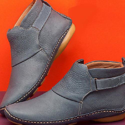 

Women's Boots Comfort Shoes Cowboy Western Boots Flat Heel Round Toe Booties Ankle Boots Daily PU Red Green Brown / Booties / Ankle Boots / Booties / Ankle Boots