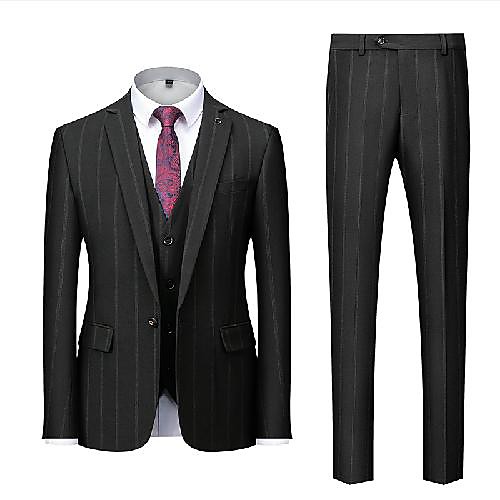 

Tuxedos Standard Fit Notch Single Breasted One-button Polyester
