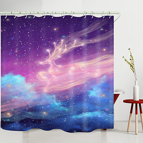 

Shower Curtains & Hooks Modern Polyester New Design