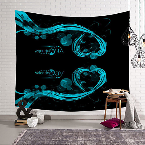 

Valentine's Day Wall Tapestry Art Decor Blanket Curtain Hanging Home Bedroom Living Room Decoration Heart