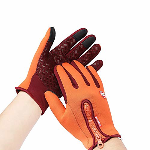 

outdoor winter thickening fleece touchscreen gloves cycling skiing warm and windproof waterproof sports gloves