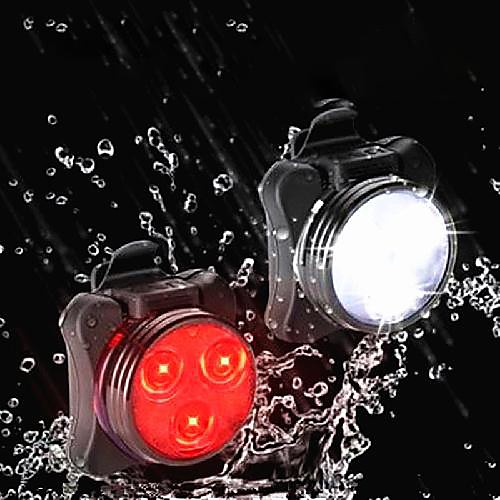 

LED Bike Light LED Light Bike Glow Lights Tail Light Bicycle Cycling Lightweight Rechargeable Battery USB 50 lm Batteries Powered USB Port White Red Cycling / Bike / Aluminum Alloy