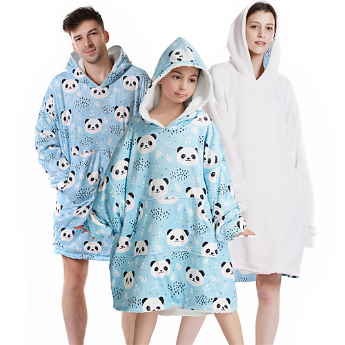 

Inspired by Cosplay Panda Masquerade Hoodie Polyester / Cotton Blend Graphic Prints Printing blanket Hoodie For Women's / Men's