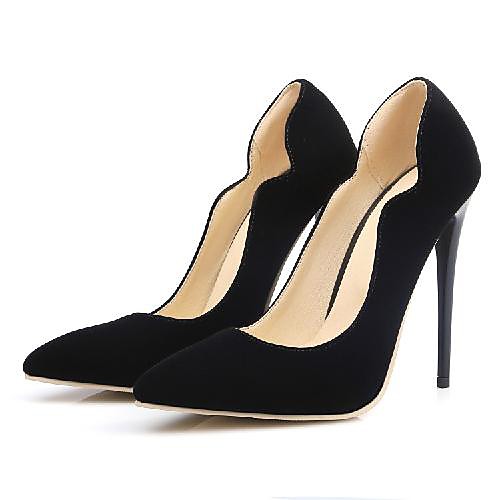 

Women's Heels Stiletto Heel Pointed Toe Daily PU Synthetics Almond White Black