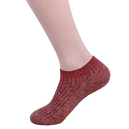 

, longlife sport sneaker socks, wool and linen (3. uk 6.5-7 / eu 40-41, red mixed)