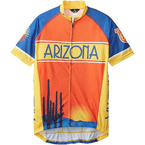 

21Grams Men's Short Sleeve Cycling Jersey Orange Bike Jersey Top Mountain Bike MTB Road Bike Cycling UV Resistant Quick Dry Sports Clothing Apparel / Athletic