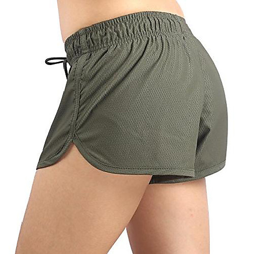 

womens womens active workout shorts trail runing short pants army green m