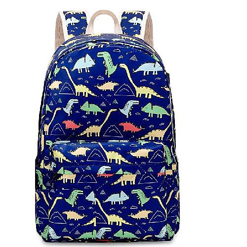 

Women's Oxford School Bag Large Capacity Zipper Geometric Floral Print Daily Outdoor Black Blue Blushing Pink Green