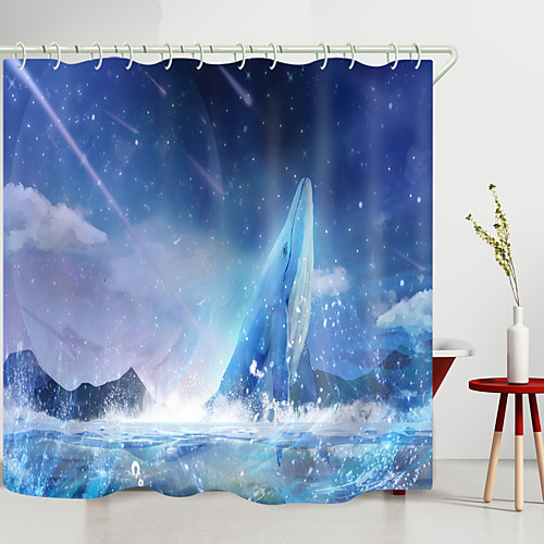 

Shower Curtains & Hooks Modern Polyester New Design