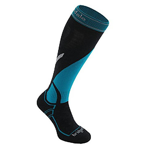 

men's vertige mid socks, gunmetal/blue, x-large