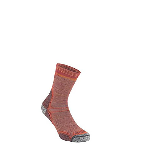 

men's hike lightweight merino endurance ankle pattern socks, multi orange, x-large