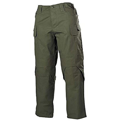 

comfortable outdoor trousers mission trousers with reinforced areas and many pockets work trousers s-3xl (xxl, olive)
