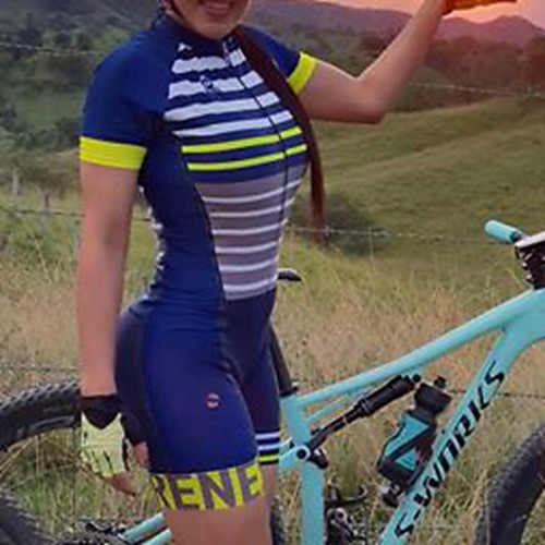 

Women's Men's Long Sleeve Cycling Jersey with Shorts Triathlon Tri Suit Royal Blue Bike Breathable Quick Dry Sports Mountain Bike MTB Road Bike Cycling Clothing Apparel / Stretchy / Athletic