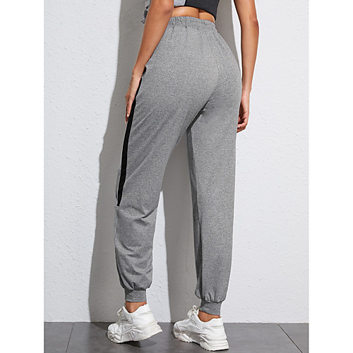 

Women's Sweatpants Joggers Jogger Pants Athletic Bottoms Drawstring Nylon Gym Workout Running Jogging Training Exercise Thermal Warm Breathable Soft Sport Solid Colored Grey / Stretchy / Athleisure