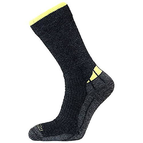 

horizon merino hiker sock charcoal/lime 6-8.5