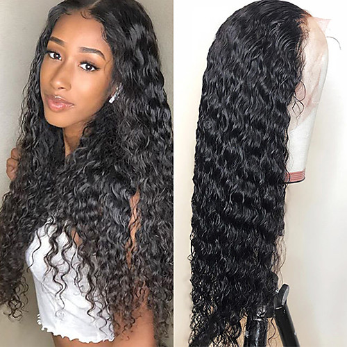 

Remy Human Hair Lace Front Wig style Brazilian Hair Water Wave Natural Wig 150% Density New Arrival Women's Long Medium Length Very Long Human Hair Lace Wig ishow hair