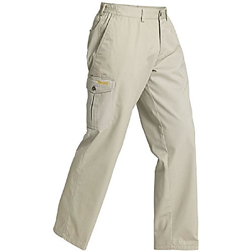 

men's leisure& work trousers in beige, robust cotton trousers for trekking, hunting, hiking& outdoor, functional& comfortable (size: 24-29, 48-58)