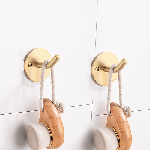 

Robe Hook New Design / Adorable / Cool Contemporary / Modern Brass 2pcs - Bathroom / Hotel bath Wall Mounted