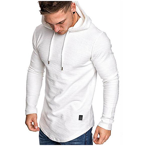 

mens hoodies pullover - long sleeve casual hoodie for men - lightweight thin hooded sweater t shirt gray