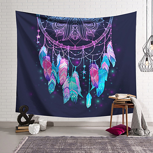 

Mandala Bohemian Wall Tapestry Art Decor Blanket Curtain Hanging Home Bedroom Living Room Decoration Boho Hippie Indian Polyester Dream Catcher