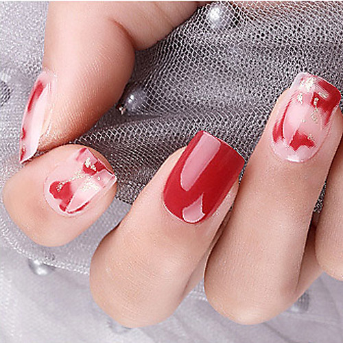 

500pcs Full-Attached Natural Manicure French Pointed Nail Seamless Nail Ballet Nail Transparent Nail Toe Nail l Piece