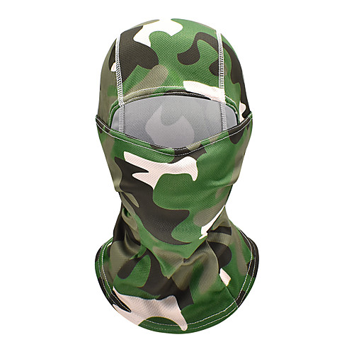 

WOSAWE Cycling Cap / Bike Cap Balaclava Neck Gaiter Neck Tube Headsweat Camo / Camouflage Windproof Sunscreen Fast Dry Breathability Sweat wicking Bike / Cycling White Black Army Green for Unisex