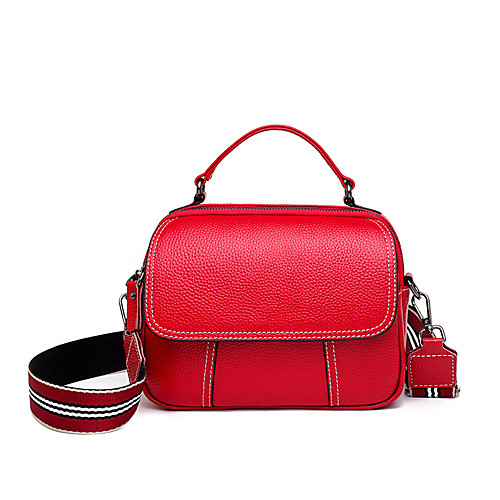

Women's Bags Crossbody Bag Shopping Office & Career Handbags MessengerBag Black Red