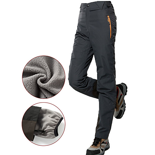 

Men's Hiking Pants Trousers Solid Color Winter Outdoor Waterproof Windproof Breathable Soft Pants / Trousers Black Army Green Grey Fishing Climbing Camping / Hiking / Caving XXS XS S M L