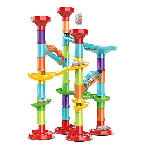 

50pcs Large Particle Ejection Maze Diy Changeable Slide Ball Building Blocks Children's Educational Toys