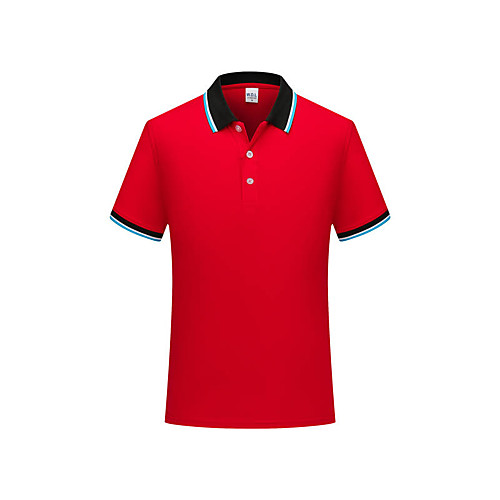 

men's short sleeve polo shirts casual fit golf solid color tops,red,small