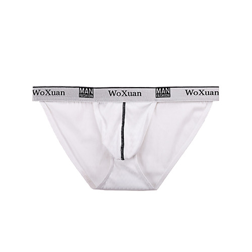

Men's 1 Piece Basic Briefs Underwear - Normal Low Waist White Black Red M L XL