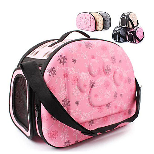 

Cat Dog Carrier Bag Travel Backpack Travel Tote Shoulder Bag Dog Carriers Handbag Portable Breathable Comfortable Love Foam Yellow Pink Gray
