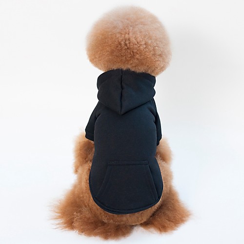 

Dog Hoodie Geometic Casual / Daily Winter Dog Clothes Puppy Clothes Dog Outfits Black Blue Gray Costume for Girl and Boy Dog Plush Fabric Down XS S M