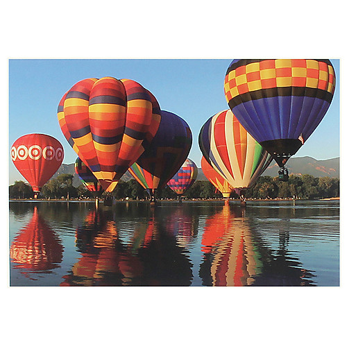 

1000 Piece Puzzle Adult Decompression Educational Toy Landscape Painting Hot Air Balloon