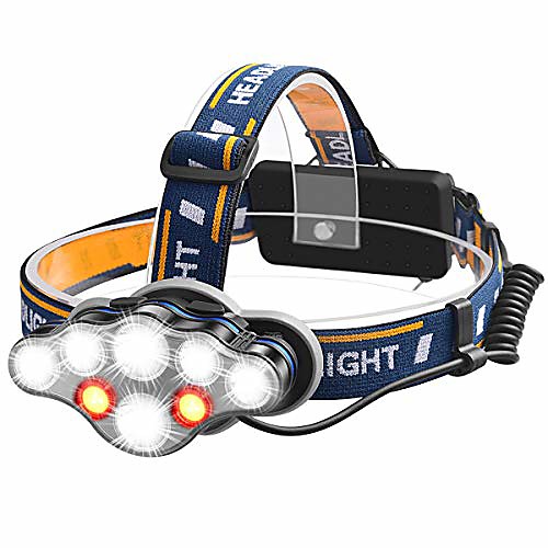 

led headlamp headlamp, headlamp usb more rechargeable headlamps sport spotlights for hiking running fishing camping climbing (8 led)