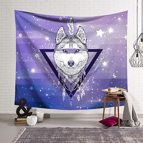 

Mandala Bohemian Wall Tapestry Art Decor Blanket Curtain Hanging Home Bedroom Living Room Decoration Boho Hippie Polyester Dream Catcher Husky