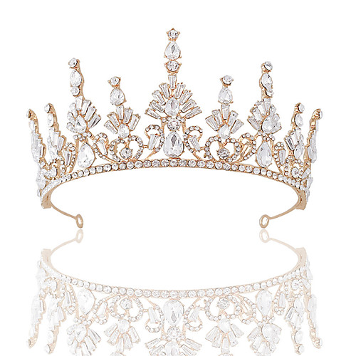 

Crystal / Alloy Tiaras with Crystal / Rhinestone 1 Piece Wedding / Special Occasion Headpiece