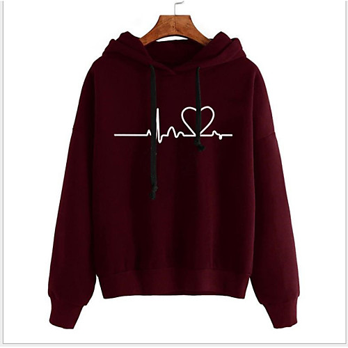 

women's autumn winter hoodie sweatshirt pullover tops long sleeved comfortable