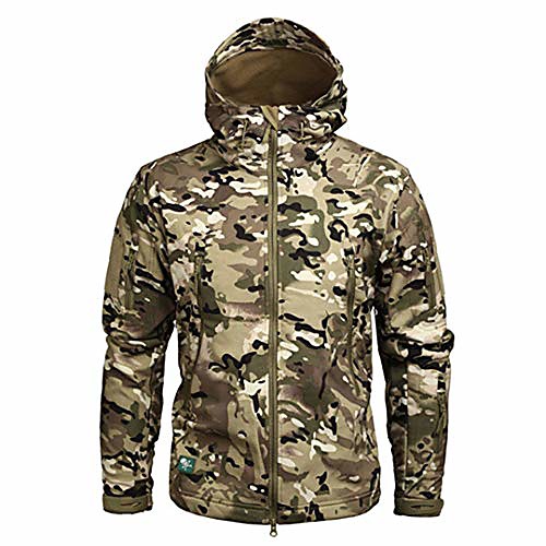 

men military jacket tactical sharkskin softshell autum winter hoodies outerwear camouflage jacket and coat cp 4xl