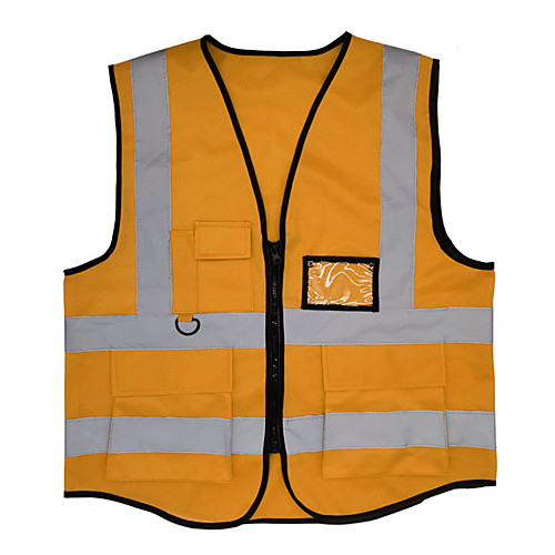 

Reflective Vest Safety Adjustable Quick Dry Breathable for Running Police / Military Cycling / Bike Textile