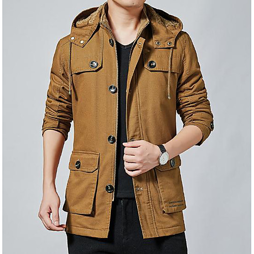 

men's shirt jacket button down shirts casual corduroy thicken fleece shirt coat coffee l