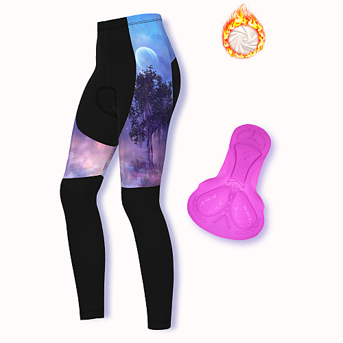 

21Grams Women's Cycling Pants Winter Fleece Bike Pants / Trousers Fleece Lining Warm Sports Black Mountain Bike MTB Road Bike Cycling Clothing Apparel Bike Wear / Stretchy / Athleisure