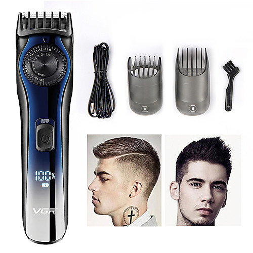 

Men's Hair Clipper Usb Charging 5w Multifunctional Hair Clipper Set With Lcd Digital Display 20 Gears Electric Clipper Razor