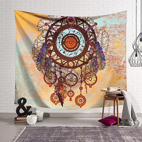 

Wall Tapestry Art Decor Blanket Curtain Hanging Home Bedroom Living Room Decoration Polyester Dream Catcher Pattern