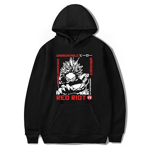 

Inspired by My Hero Academia Boko No Hero Midoriya Izuku Bakugou Katsuki Cosplay Costume Hoodie Polyester / Cotton Blend Graphic Prints Printing Hoodie For Women's / Men's