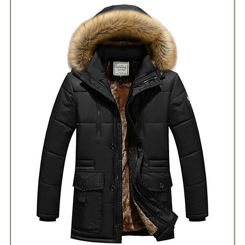 

men's winter waterproof thicken coat with removable hood coldproof jacket