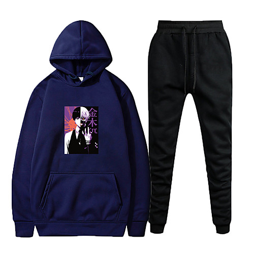 

Inspired by Tokyo Ghoul Kaneki Ken Pants Hoodie Polyester / Cotton Blend Graphic Prints Printing Pants For Women's / Men's