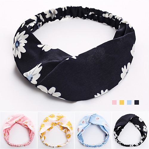 

Headbands Hair Accessories Hand-embroidered fabric Wigs Accessories Women's 4 pcs pcs cm Casual / Daily / Festival Stylish / Sweet flower headband