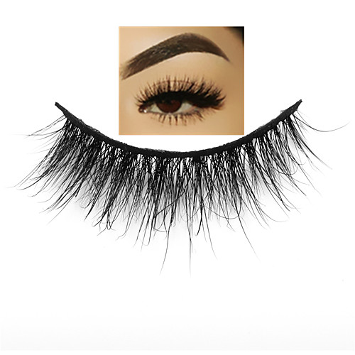 

Makeup Eyelashes 3D Mink Lashes Fluffy Soft Wispy Volume Natural long Cross False Eyelashes Eye Lashes Reusable Eyelash